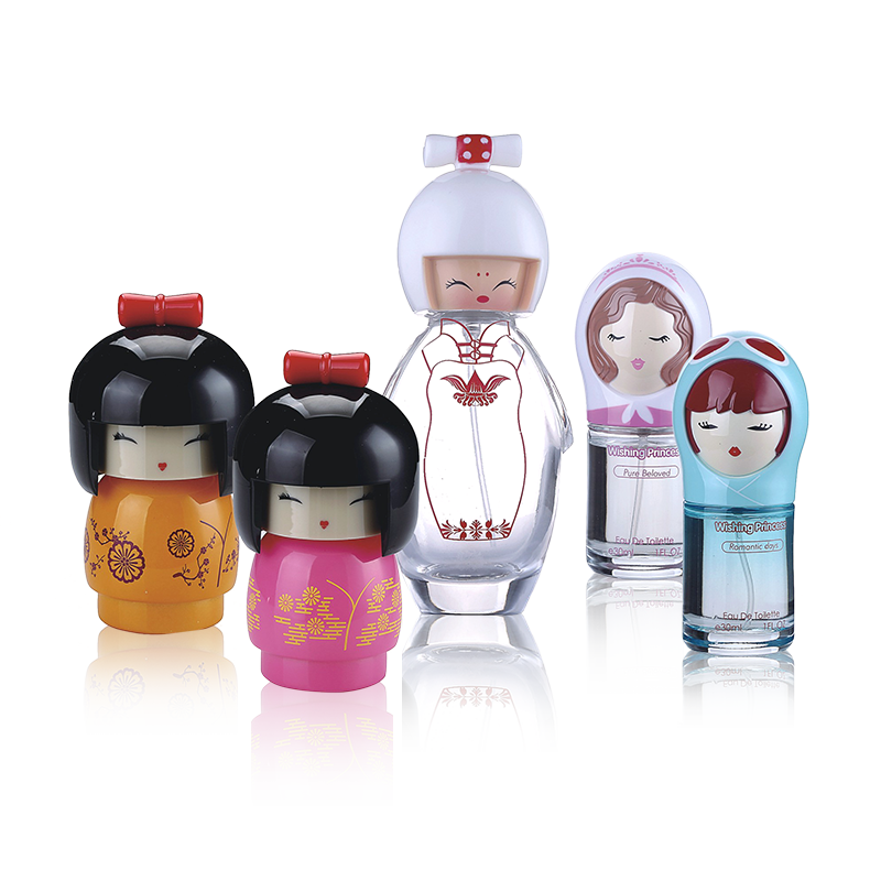 SX00049 Perfume Doll Head Series Funda para botella de perfume
