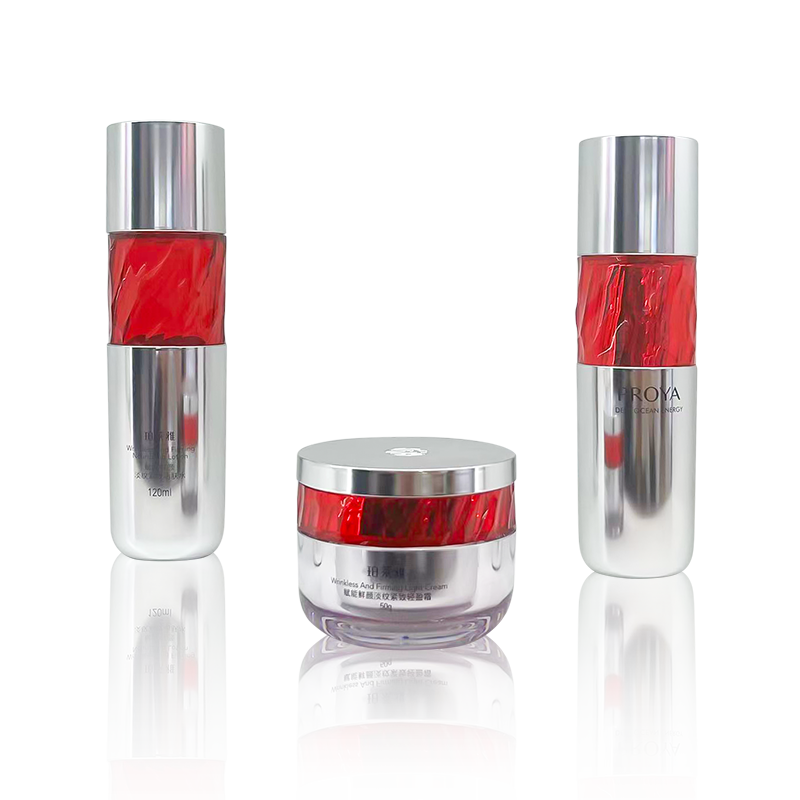 SX001054 Embalaje de botella de loción hidratante facial PETG